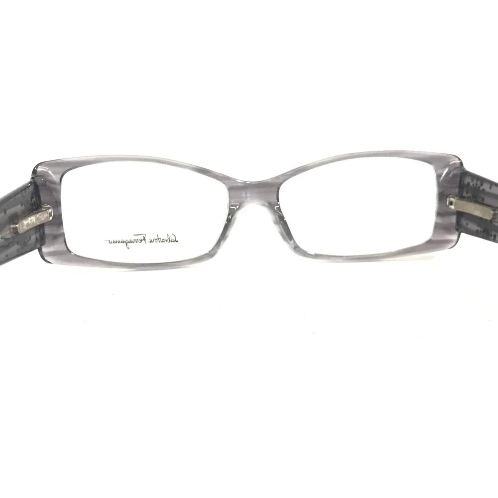 Salvatore Ferragamo Eyeglasses Frames 2639-B 478 Clear Gray Crystals 52-15-135